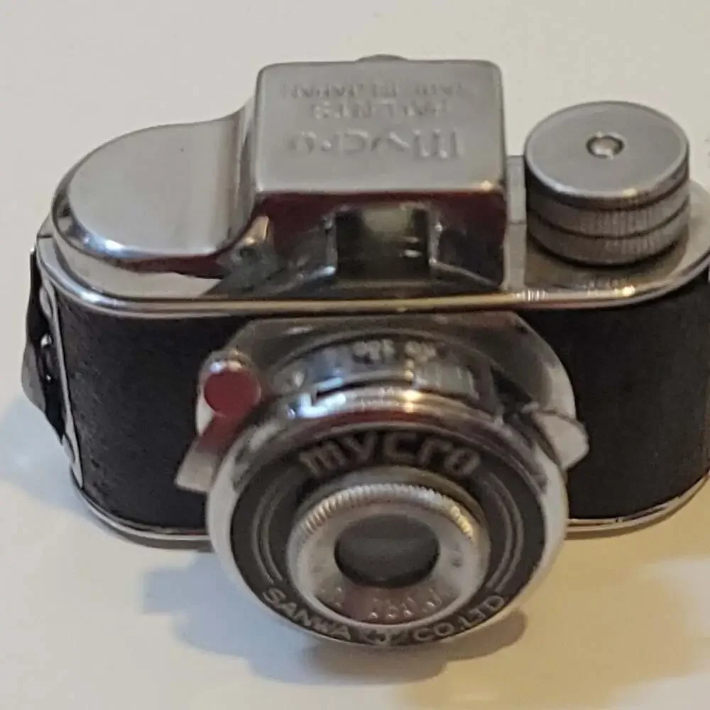 Vintage Mycro Subminiature Spy Camera - Sanwa Co. Ltd. Made in Japan w/ Leather